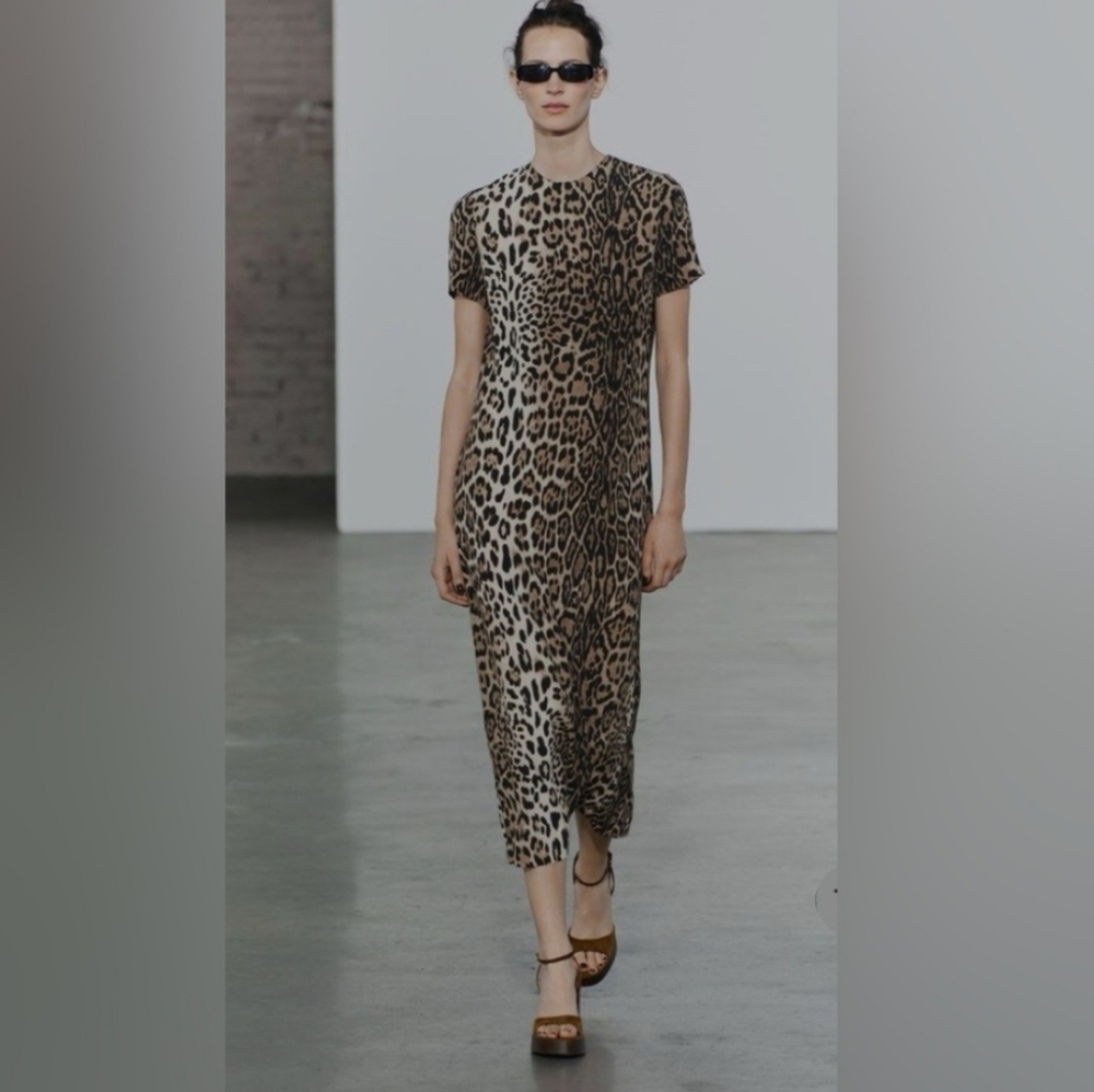 Leopard Print Maxi Dress